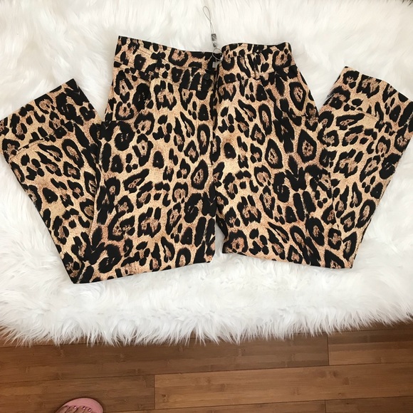 Felicity Pants - Felicity Cropped animal print